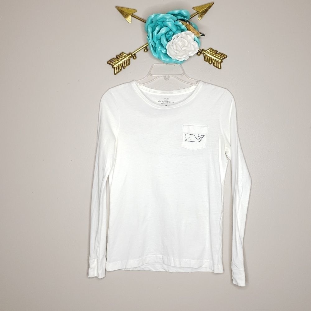 Vineyard Vines Vintage Whale Long Sleeve T Size Extra Small